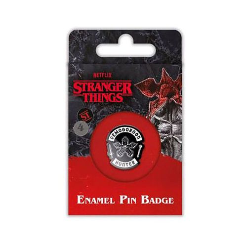 Pyramid International Fermer A Cle Stranger Things 4 Emaille Button Demogorgon Hunter
