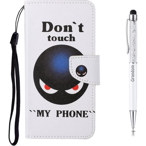 Coque Pour Huawei Y5 2019 / Honor 8s, Protection Housse En Cuir Portefeuille Livre, Peint Tui Flip Case Avec [Emplacements Cartes] [Fonction Support] [Magntique] (Tlphone Tactile)