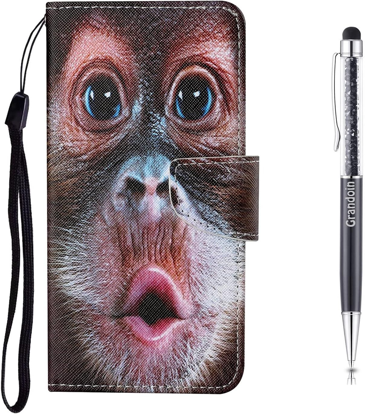 Coque Pour Huawei P Smart 2021, Protection Housse En Cuir Po...