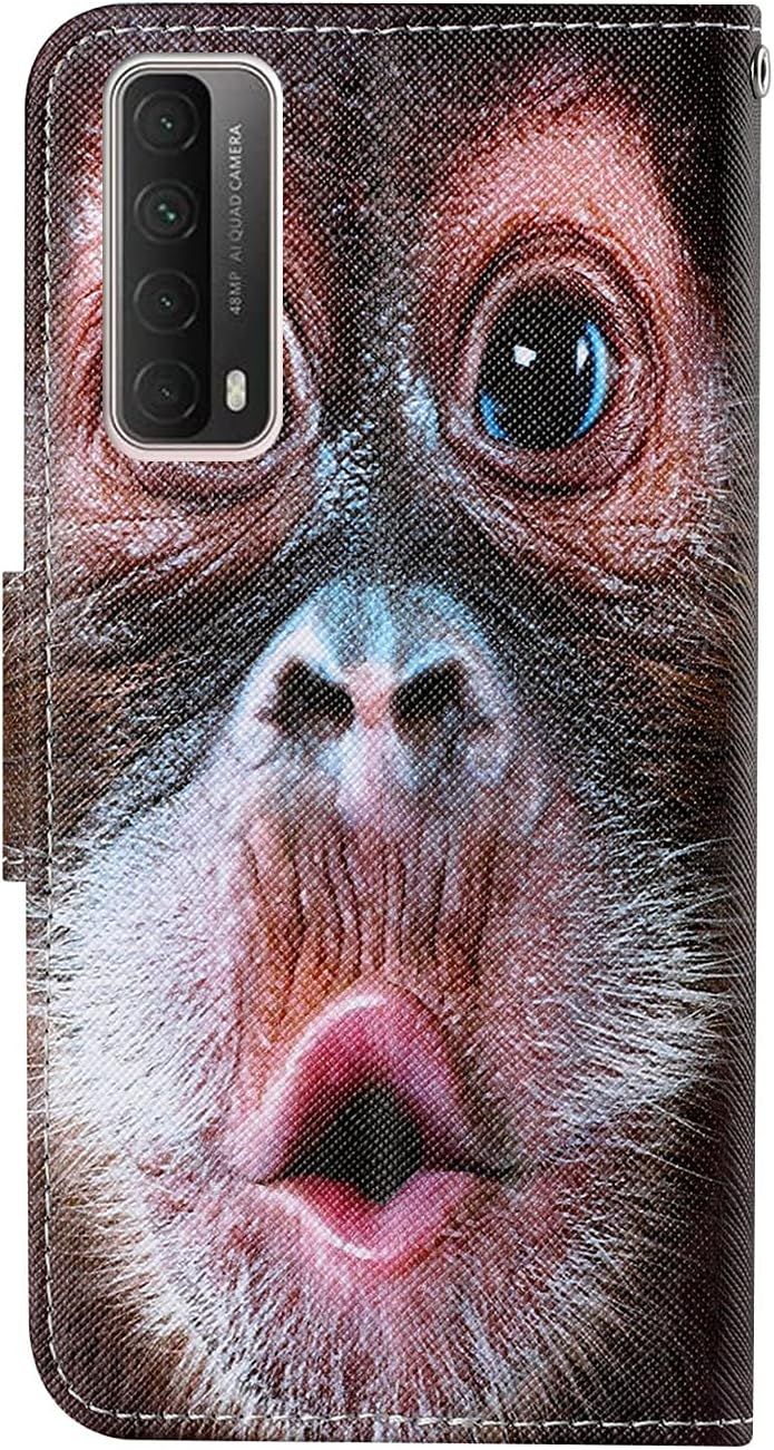 Coque Pour Huawei P Smart 2021, Protection Housse En Cuir Po... - 2