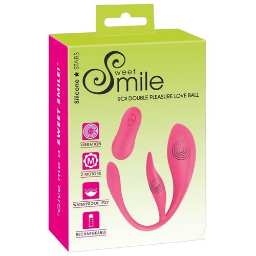 Sweet Smile Vibromasseur Telecommande Double Pleasure Love Ball