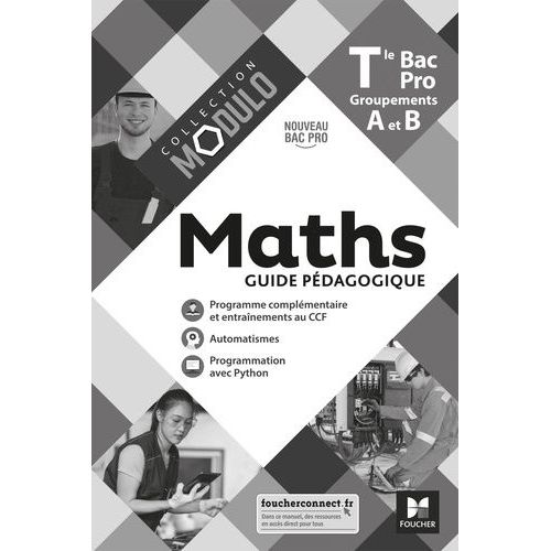 Maths Tle Bac Pro Groupements A Et B Modulo - Guide Pédagogique
