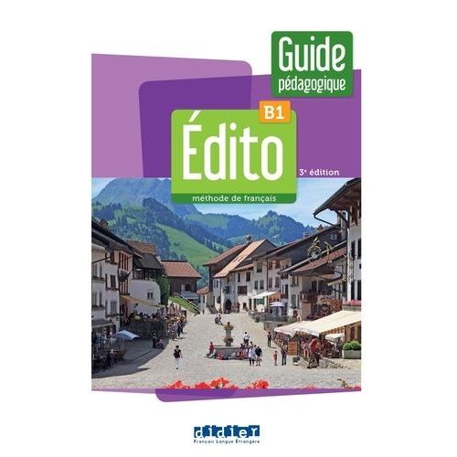 Edito B1 - Guide Pédagogique