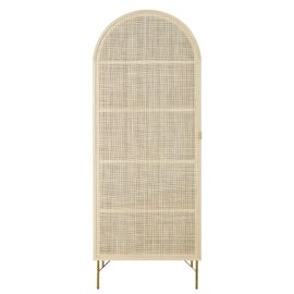 Armoire 1 Porte Cannage En Rotin