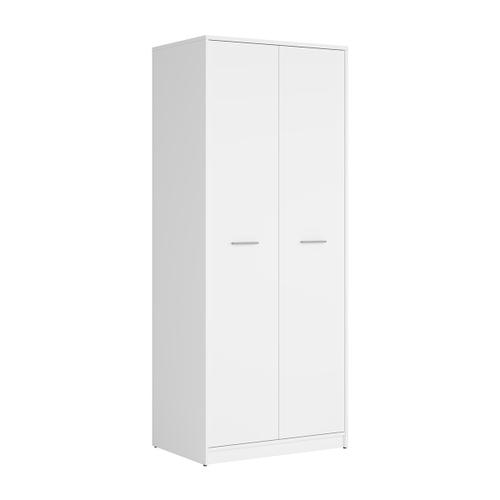 Armoire 2 Portes Stratifiés Blanc