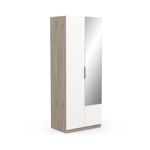Armoire 2 Portes Et Miroir - L79,4 Cm