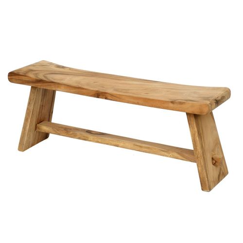 Banc En Bois Suar Naturel L120