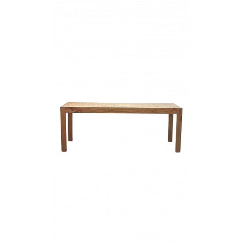 Banc Bois Et Cannage