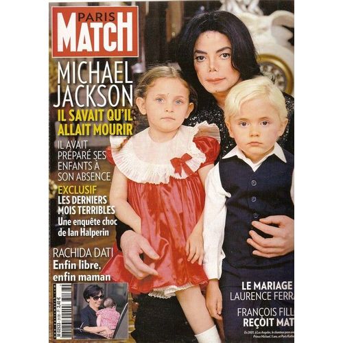 Paris Match  N° 003138 : Michael Jackson, Rachida Dati, Laurence Ferrari & Renaud Capuçon, François Fillon, Lady Gaga, U2, Jean-Paul Gaultier, Isabel Lucas, Tony Parker & Eva Longoria