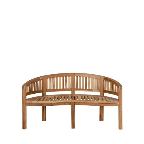Banc De Forme Organique En Teck L150cm Naturel