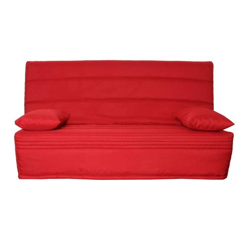 Banquette Clic-Clac Avec Matelas En Mousse Rouge