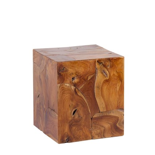 Piedestal En Bois Marron, 40x40 Cm