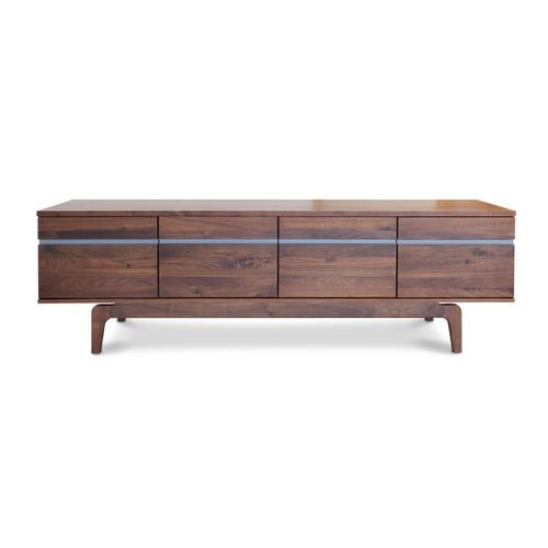 Buffet Bas En Noyer Marron