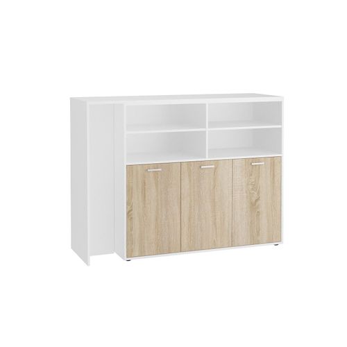 Meuble Multifonctions Buffet Et Table Bar - L124,1 Cm