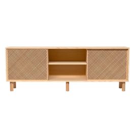 Buffet 2 Portes En Bois Massif Naturel - 180 Cm