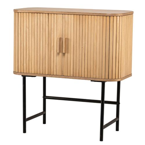 Buffet 2 Portes En Bois Et Metal