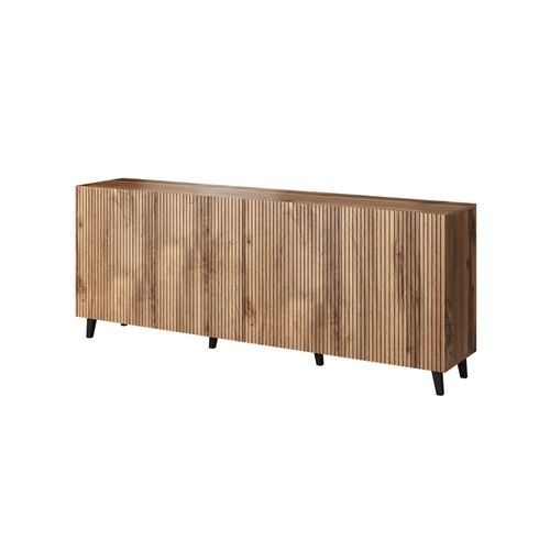 Buffet Bas Contemporain 200 Cm Bois