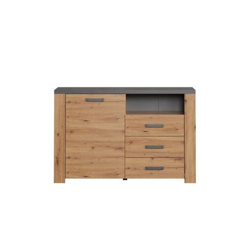 Petit Buffet 1 Porte, 3 Tiroirs Et 1 Niche - L127 Cm