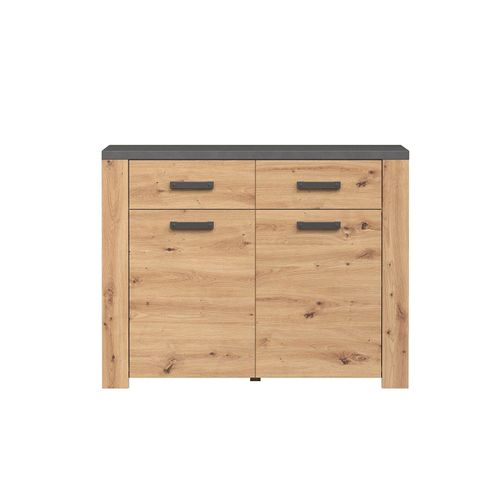 Petit Buffet 2 Portes, 2 Tiroirs - L116 Cm