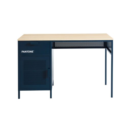 Bureau Métal Bleu Nuit 120cm