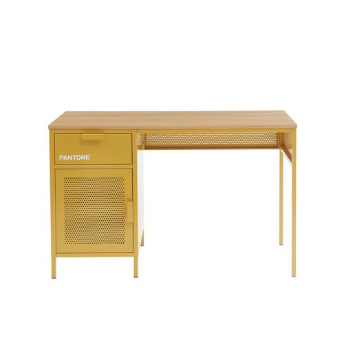 Bureau Métal Jaune Moutarde 120cm