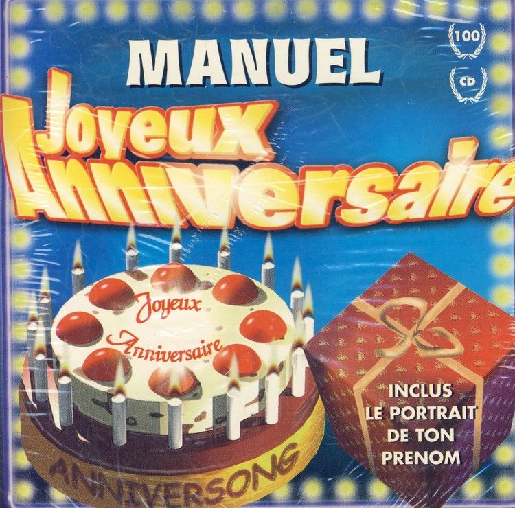 Joyeux Anniversaire Manuel Cd Rakuten