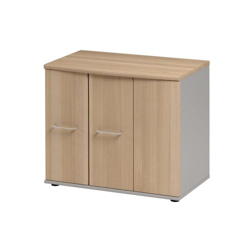 Rangement Bas 3 Portes - Marron Clair