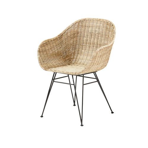 Fauteuil En Rotin Tressé