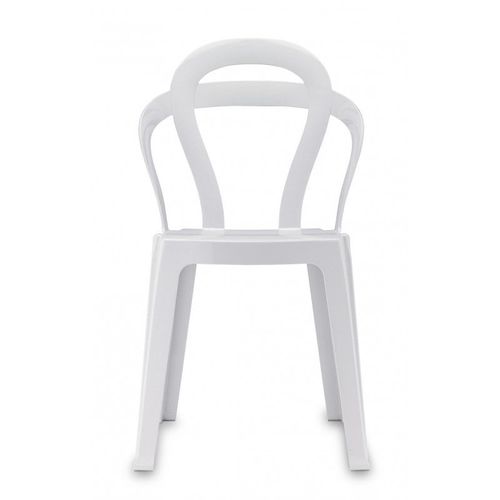 Chaise Design En Plastique Blanc