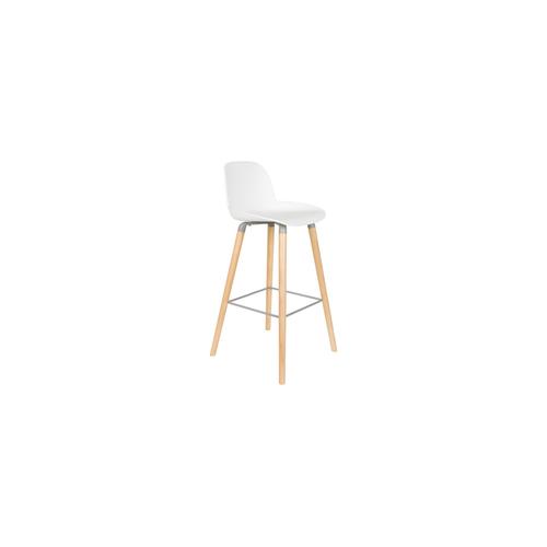 Tabouret De Bar En Polypropylène Blanc