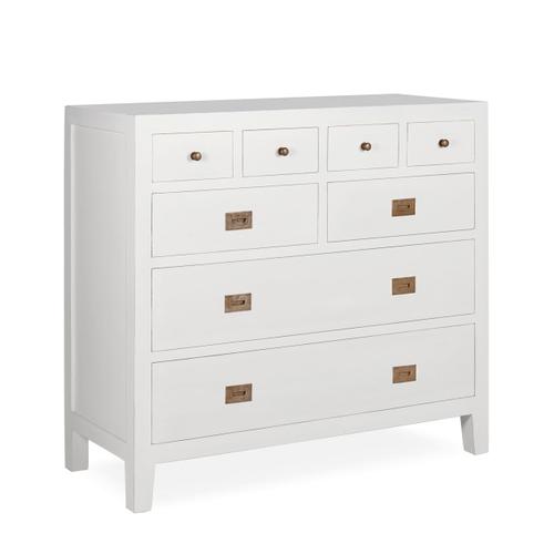 Commode En Bois De Mindi Blanc L110