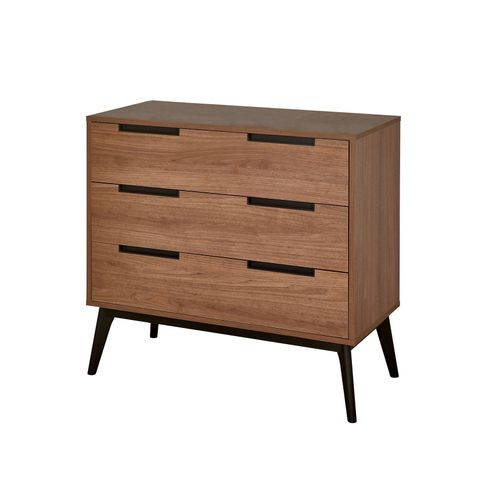 Commode Vintage 3 Tiroirs Noyer