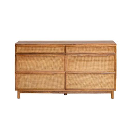 Commode En Bois Marron 83 Cm