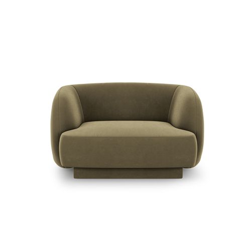 Fauteuils En Tissu Velours Vert