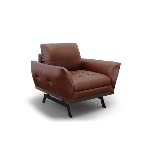 Fauteuil 1 Place En Cuir Marron