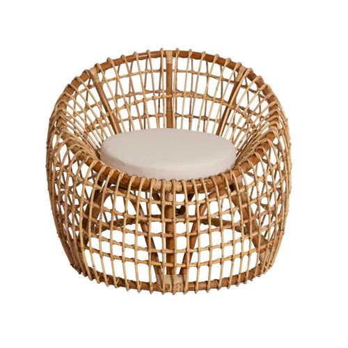 Fauteuil En Bois Marron 90 Cm