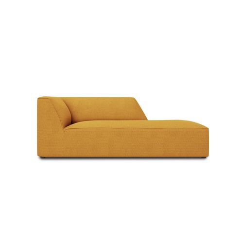 Méridienne Droite 1 Place En Tissu Structurel Jaune