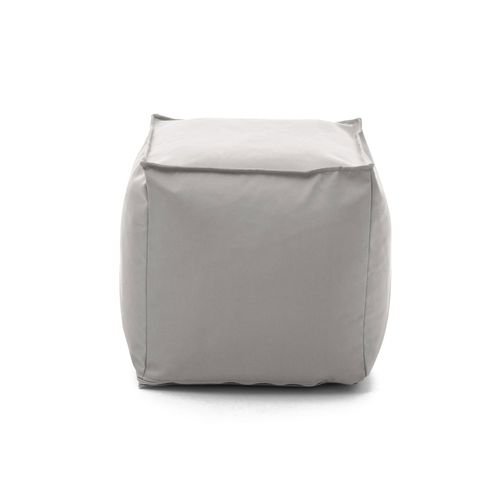Pouf En Tissu Blanc