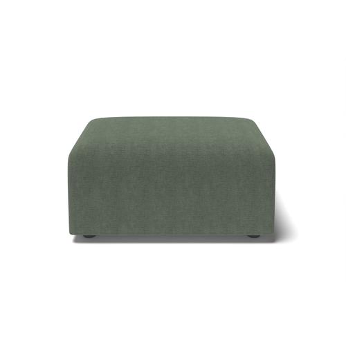 Pouf Carré En Tissu Vert