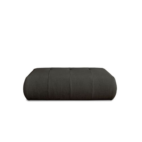 Pouf En Tissu Gris Foncé