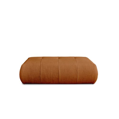 Pouf En Tissu Rouille