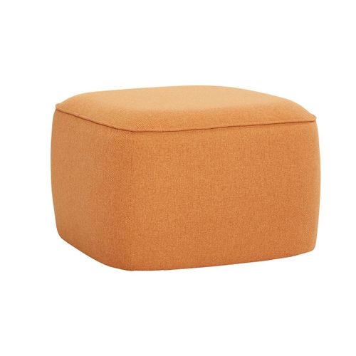 Pouf En Polyester Orange