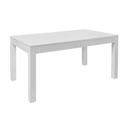 Table À Manger Extensible 6 À 10 Places Stratifiés Blanc