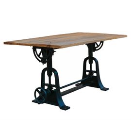 Table En Bois De Style Industriel L150