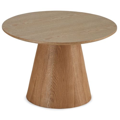 Table Basse Ronde Style Scandinave Naturel