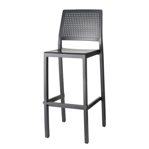 Tabouret Design En Plastique Anthracite