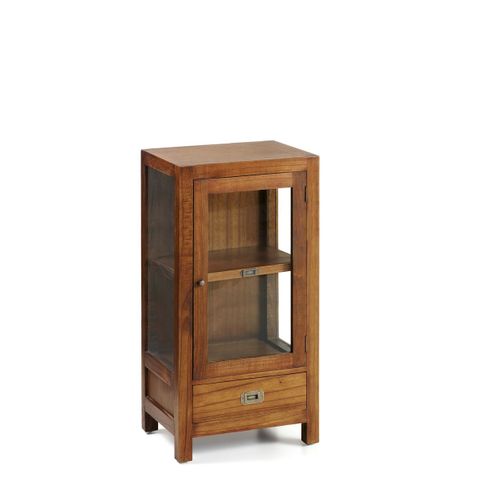 Vitrine En Bois Marron