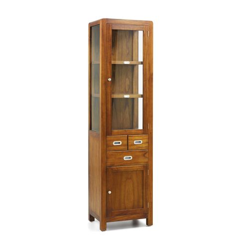 Vitrine En Bois De Mindi Marron H190