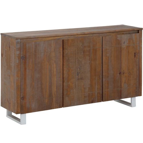 Buffet 3 Portes En Pin Marron