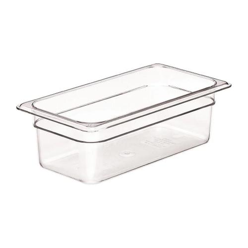 Bac En Plastique Transparent Profondeur 100 Mm